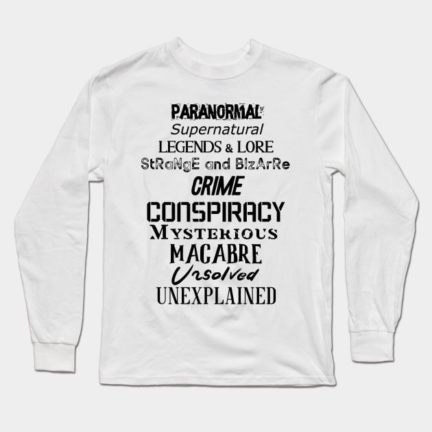 (BLACK TEXT) So Many Stories! Long Sleeve T-Shirt by marlarhouse